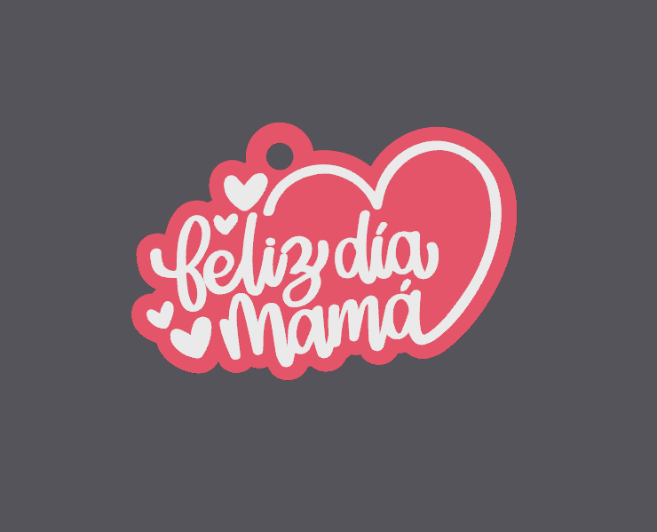Llavero Feliz dia mama
